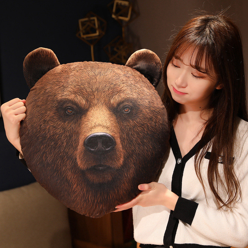40cm 3D Simulation Animal Head - Home Cinema Chairs 评论和价格